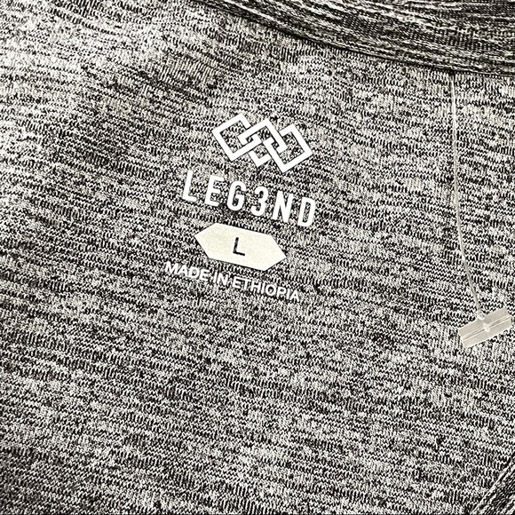 Legend Womens Active Athletic Performance Charcoal Top L11542LU Size L NWT - Picture 6 of 15